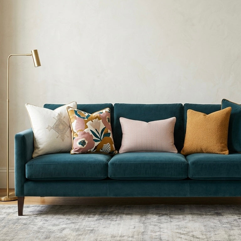 How to Style a Living Room with Designer Cushions | Hazelwood Interiors