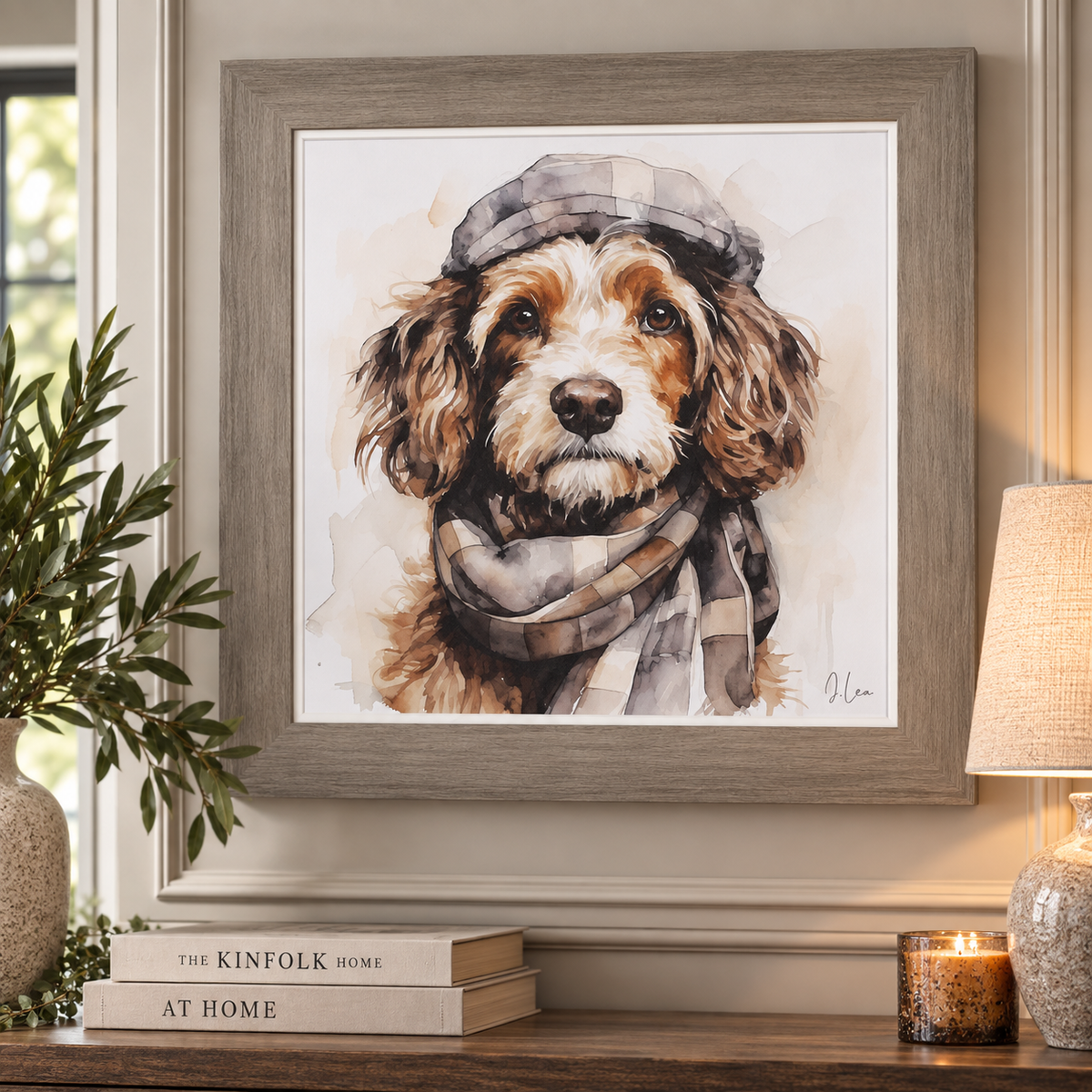 ARCHIE FRAMED CANVAS Curated by simply Hazel