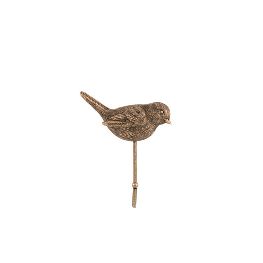 ANTIQUE BRONZE BIRD WALL HOOK Curated by simply Hazel | Gallery Direct