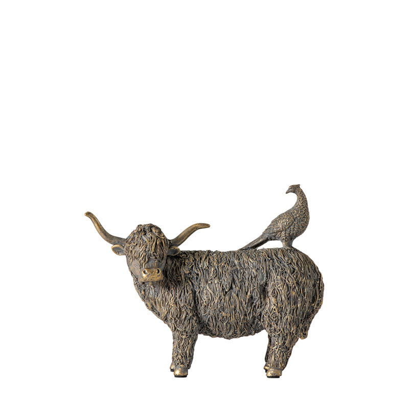 HIGHLAND COW & PHEASANT ORNAMENT Curated by simply Hazel