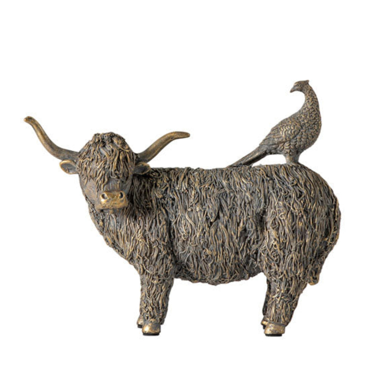 HIGHLAND COW & PHEASANT ORNAMENT Curated by simply Hazel
