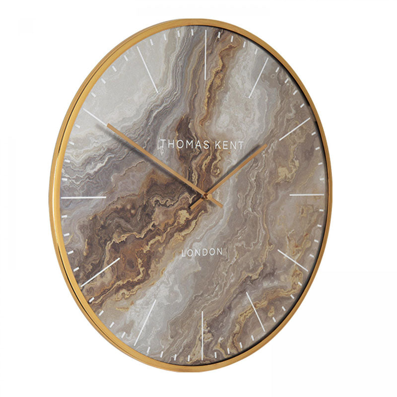 OYSTER LARGE GRAND CLOCK – GLACIER & BRONZE Curated by simply Hazel
