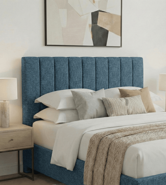 Aurora Aurora Headboard Single 3ft / Airforce Blue AURORA STANDARD FLORENCE 27" HEADBOARD by Aurora