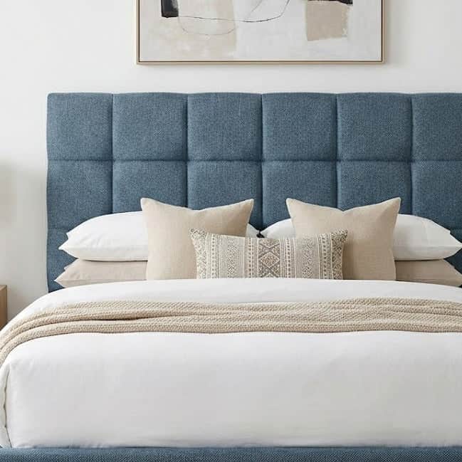 Aurora Aurora Headboard Single 3ft / Airforce Blue AURORA STANDARD MALAGA 27" HEADBOARD by Aurora