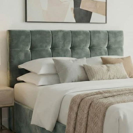 Aurora Aurora Headboard Single 3ft / Spiced Velvet Petrol AURORA STANDARD MALAGA 27" HEADBOARD by Aurora