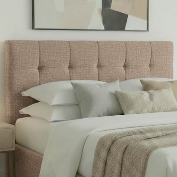 Aurora Aurora Headboard Single 3ft / Wool Latte AURORA STANDARD MALAGA 27" HEADBOARD by Aurora