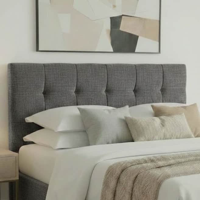 Aurora Aurora Headboard Single 3ft / Wool Steel AURORA STANDARD MALAGA 27" HEADBOARD by Aurora