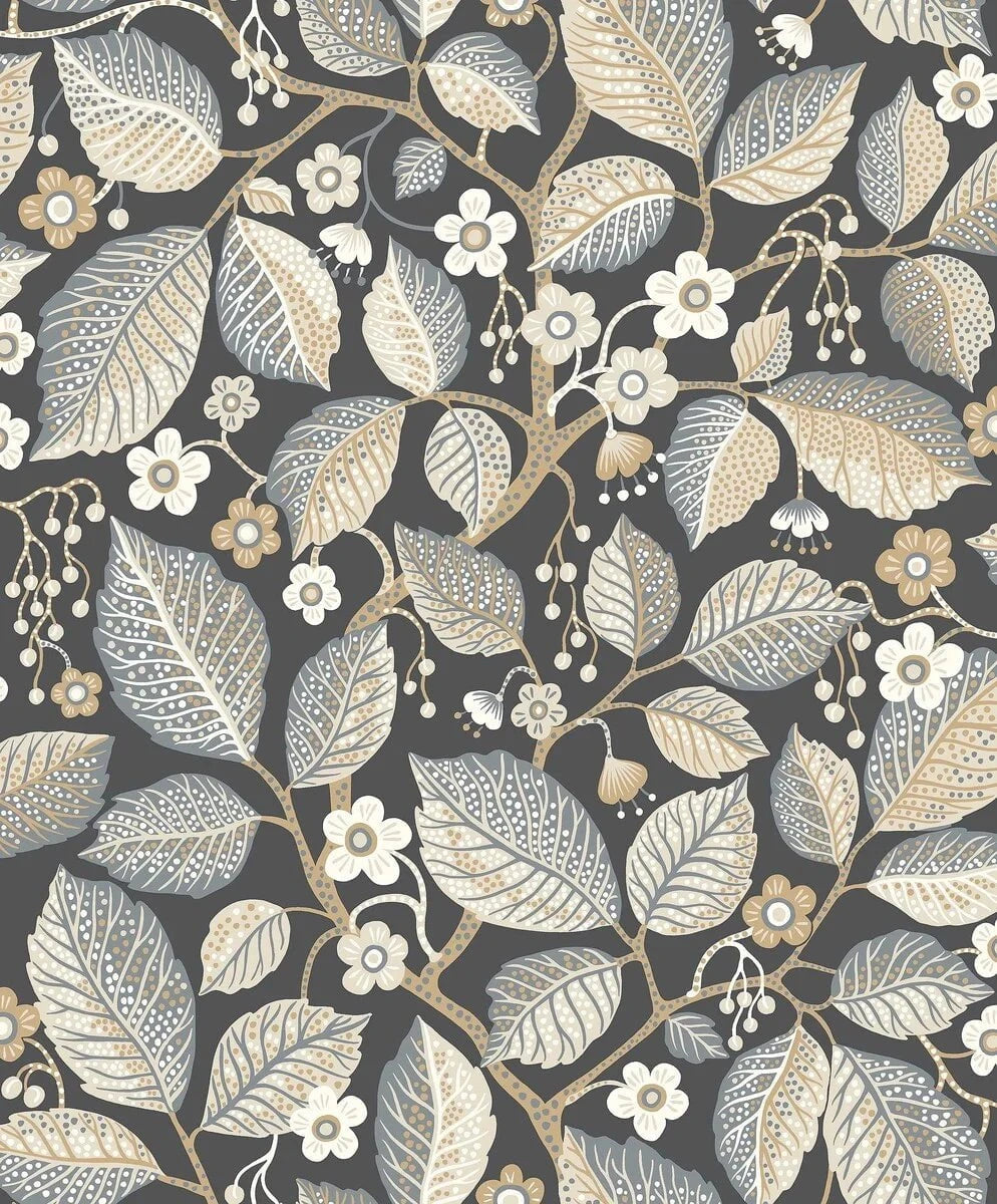 Boråstapeter Boråstapeter Wallpaper Elm Tree Black – by Boråstapeter