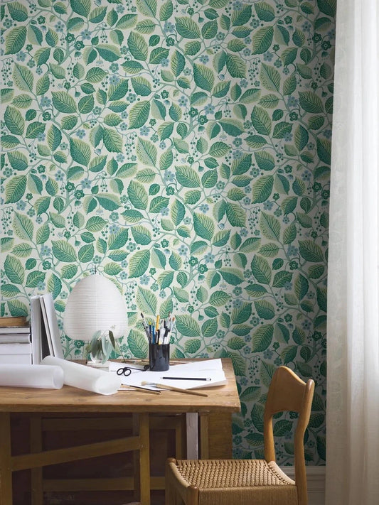 Boråstapeter Boråstapeter Wallpaper Elm Tree Green – by Boråstapeter