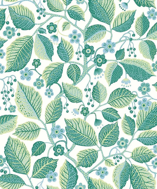 Boråstapeter Boråstapeter Wallpaper Elm Tree Green – by Boråstapeter