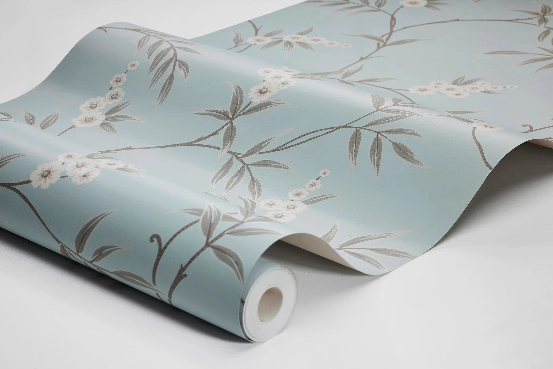 Boråstapeter Boråstapeter Wallpaper Floral Tree Blue – by Boråstapeter