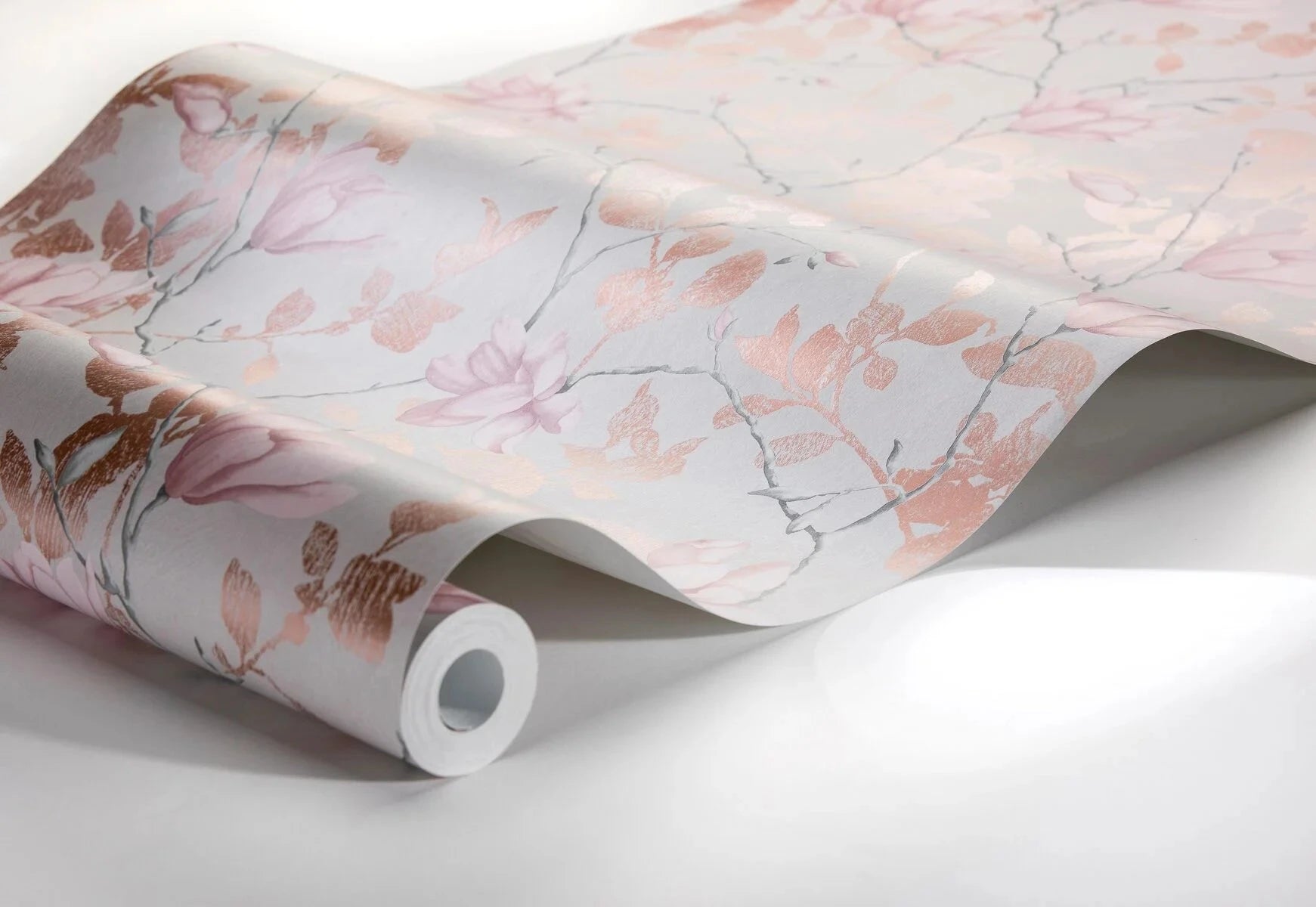 Boråstapeter Boråstapeter Wallpaper Lilly Tree Blush Wallpaper by Boråstapeter (10 metre roll)