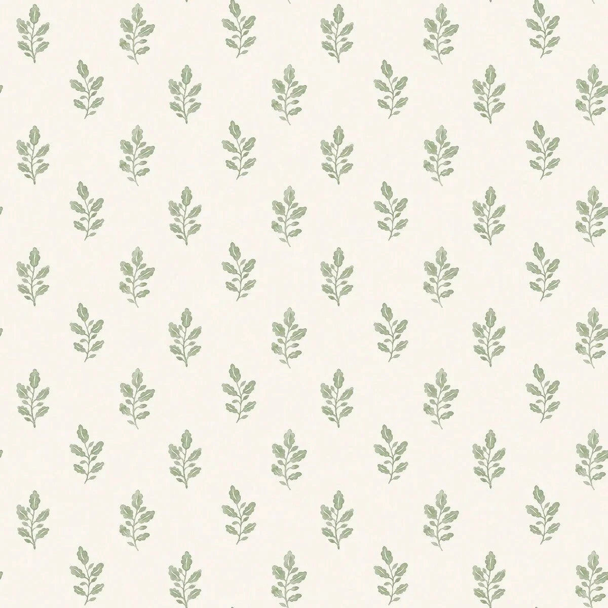 Boråstapeter Boråstapeter Wallpaper Little Oak Green – by Boråstapeter (10 metre roll)