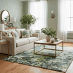 SANDERSON ANCIENT CANOPY AREA RUG by Brink & Campman