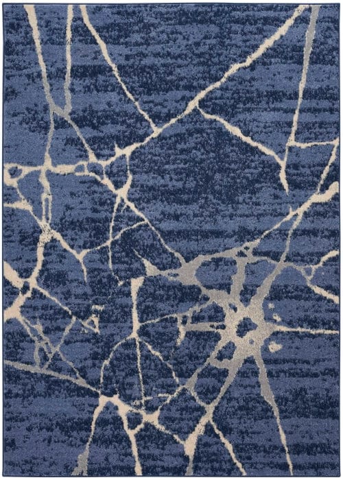 Calvin Klein (Nourison & Home) Designer Rugs 152cm x 97cm Calvin Klein RIVER FLOW BLUE by Nourison & Home