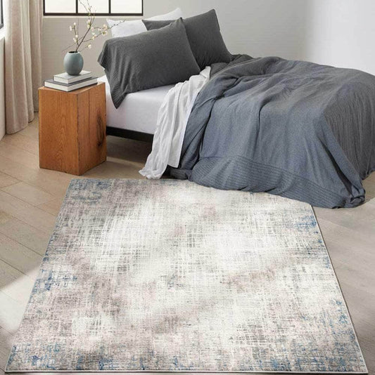 Calvin Klein (Nourison & Home) Designer Rugs Calvin Klein Infinity Rug Series in Blue Multi