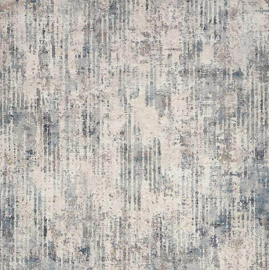 Calvin Klein (Nourison & Home) Designer Rugs Calvin Klein Infinity Rug Series in Ivory Grey Blue