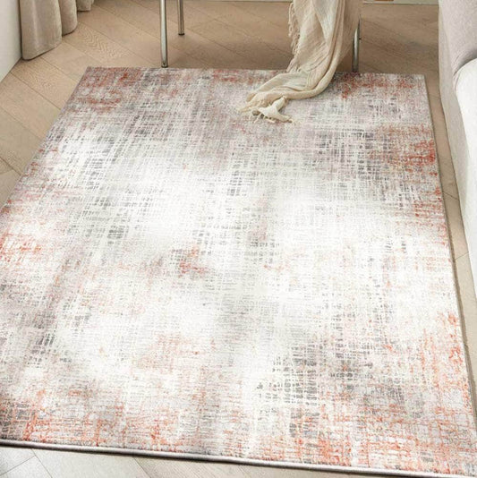 Calvin Klein (Nourison & Home) Designer Rugs Calvin Klein Infinity Rug Series in Rust Multi