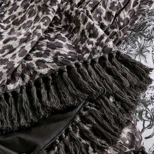 Clarke & Clarke Bedspread/Throw POKOT PRINTED VELVET THROW by Clarke & Clarke