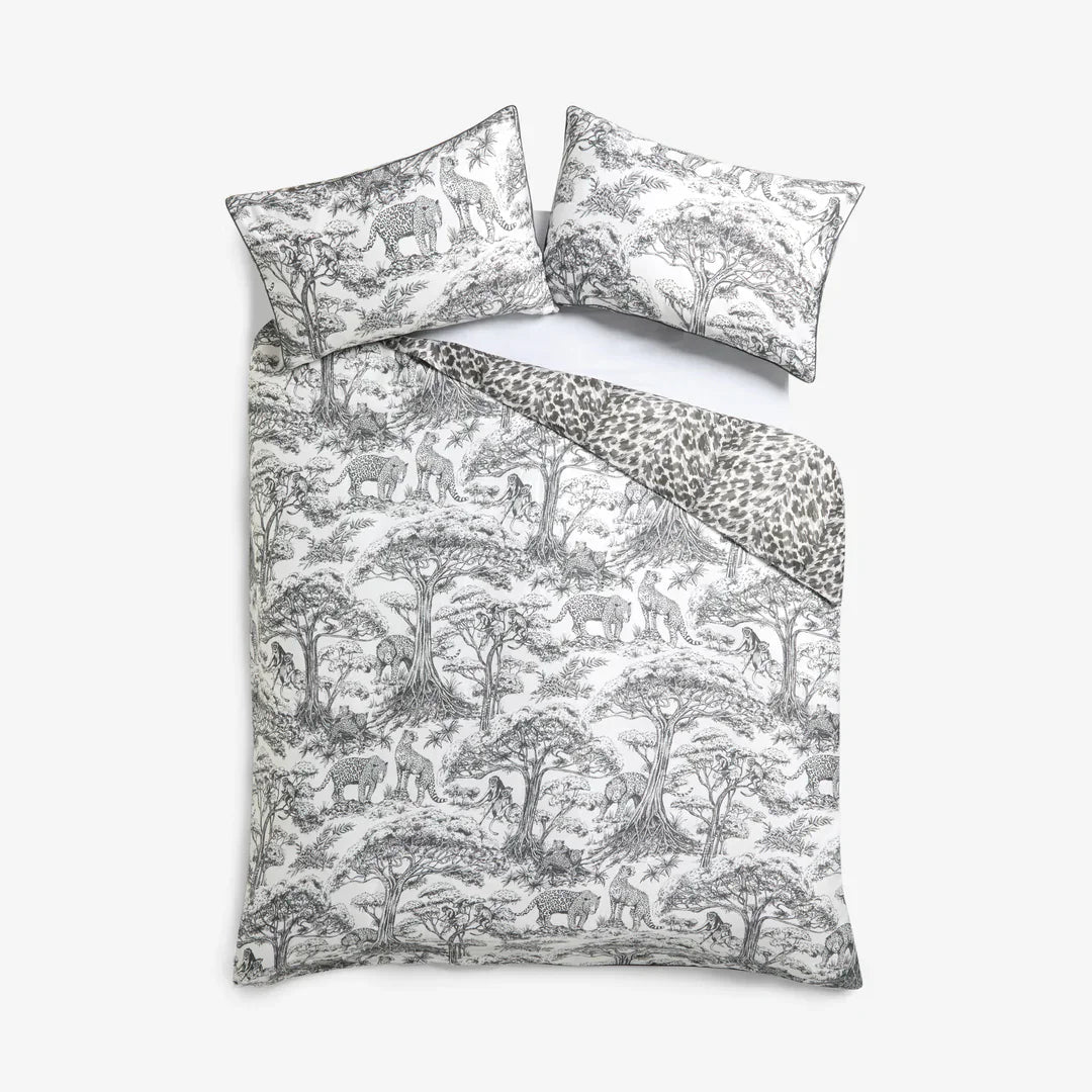 Clarke & Clarke Duvet Cover set KISUMU REVERSIBLE 100% COTTON DUVET COVER SET by Clarke & Clarke