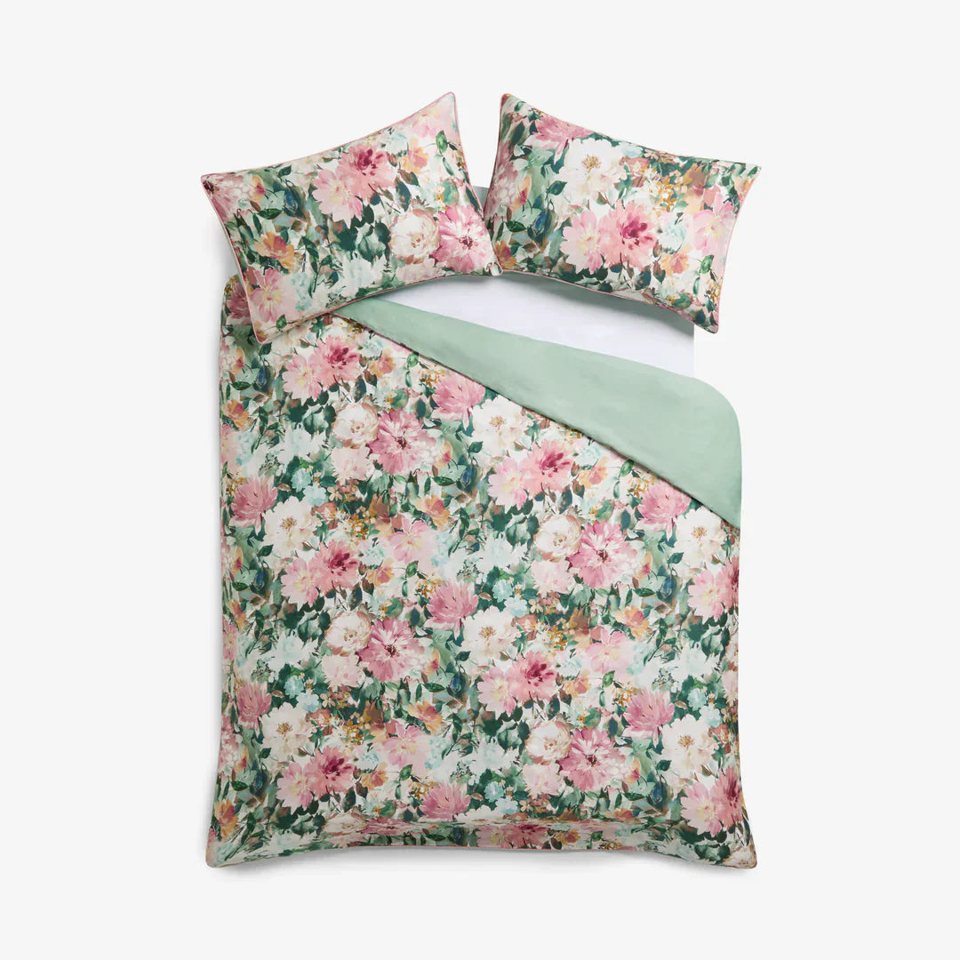 Clarke & Clarke Duvet Cover set TAHITI PRINTED 100% COTTON DUVET COVER SET by Clarke & Clarke