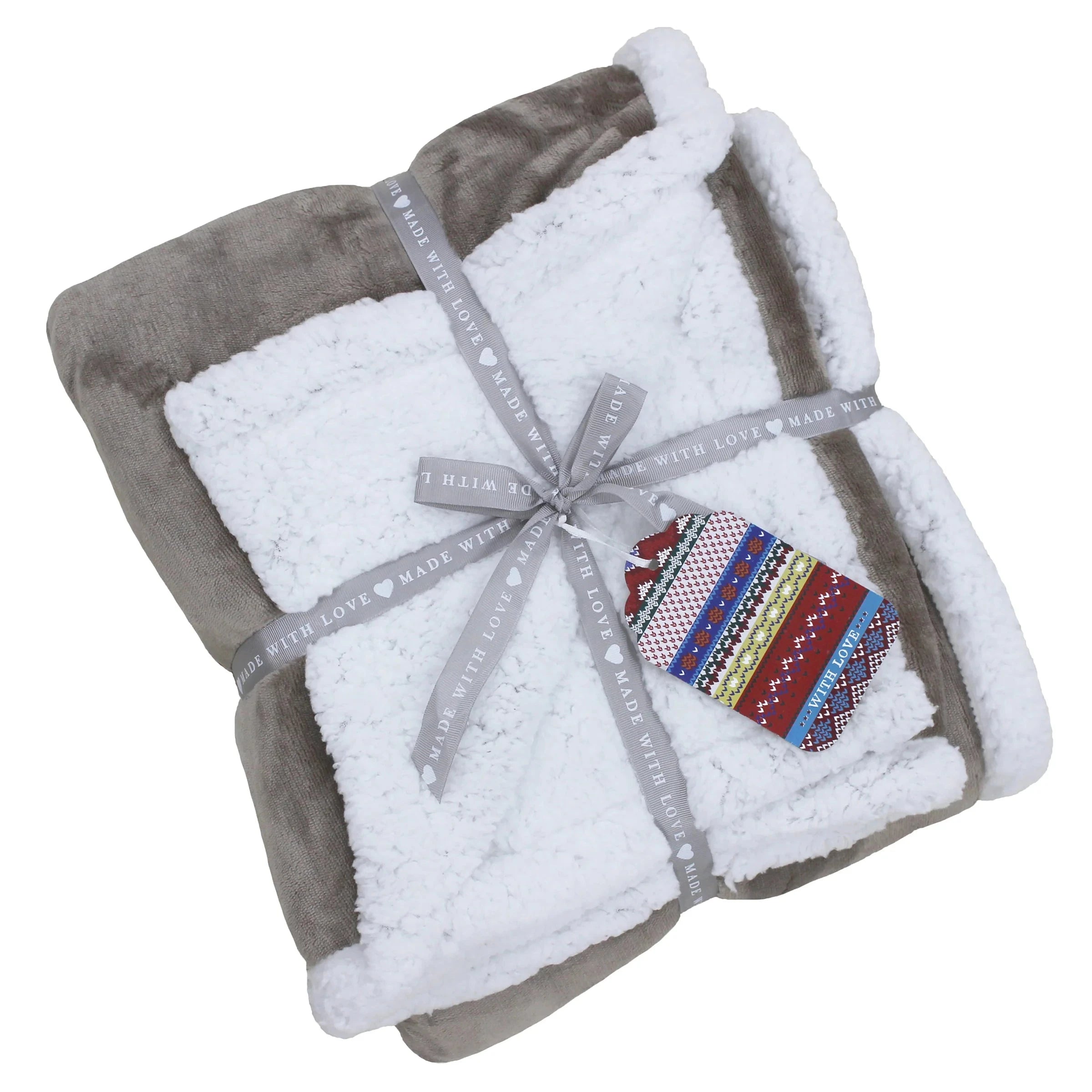 Essentials (Riva Home) Throw LUX SHERPA FLEECE THROW – MOCHA by Essentials (Copy)