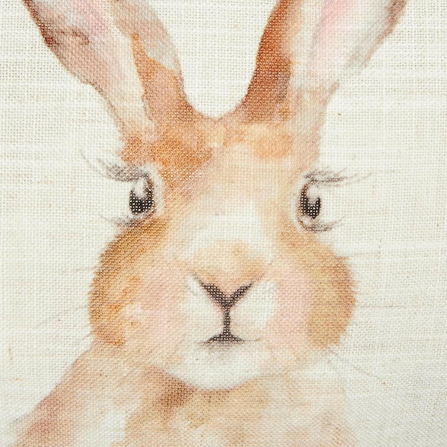 Evans Litchfield Cushions Premium Hessian Hare Rectangular feather filled Cushion 30cm x 50cm