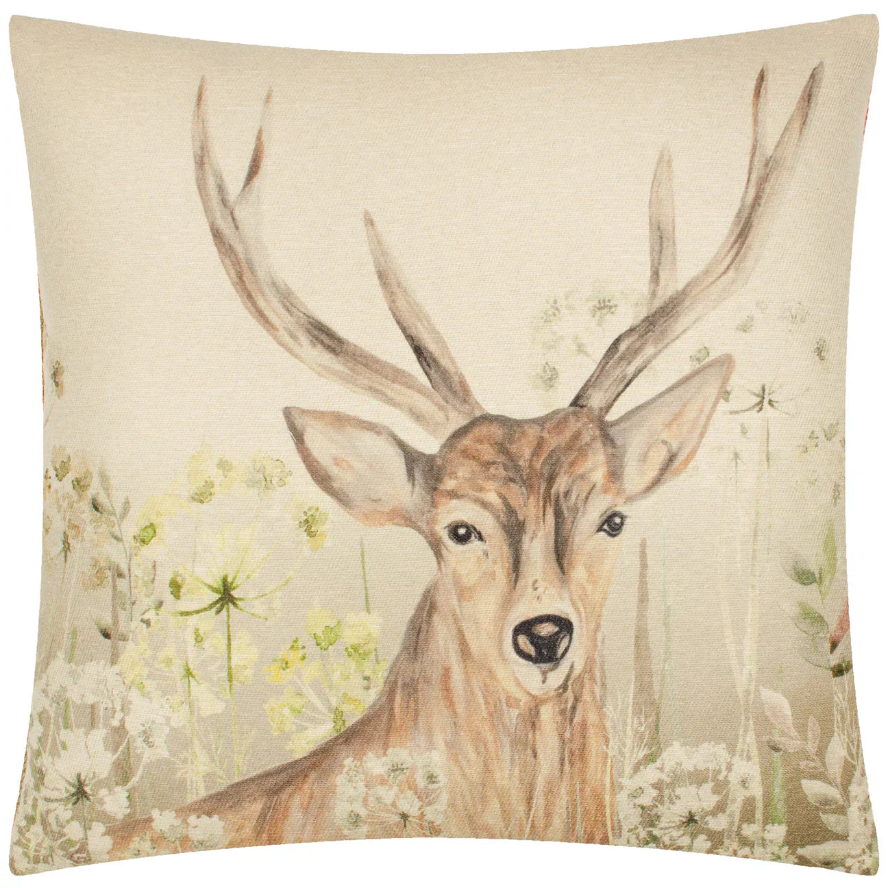 Evans Litchfield (Riva Home) Evans Lichfield Cushion BRAMBLE STAG PRINTED CUSHION by Evans Lichfield
