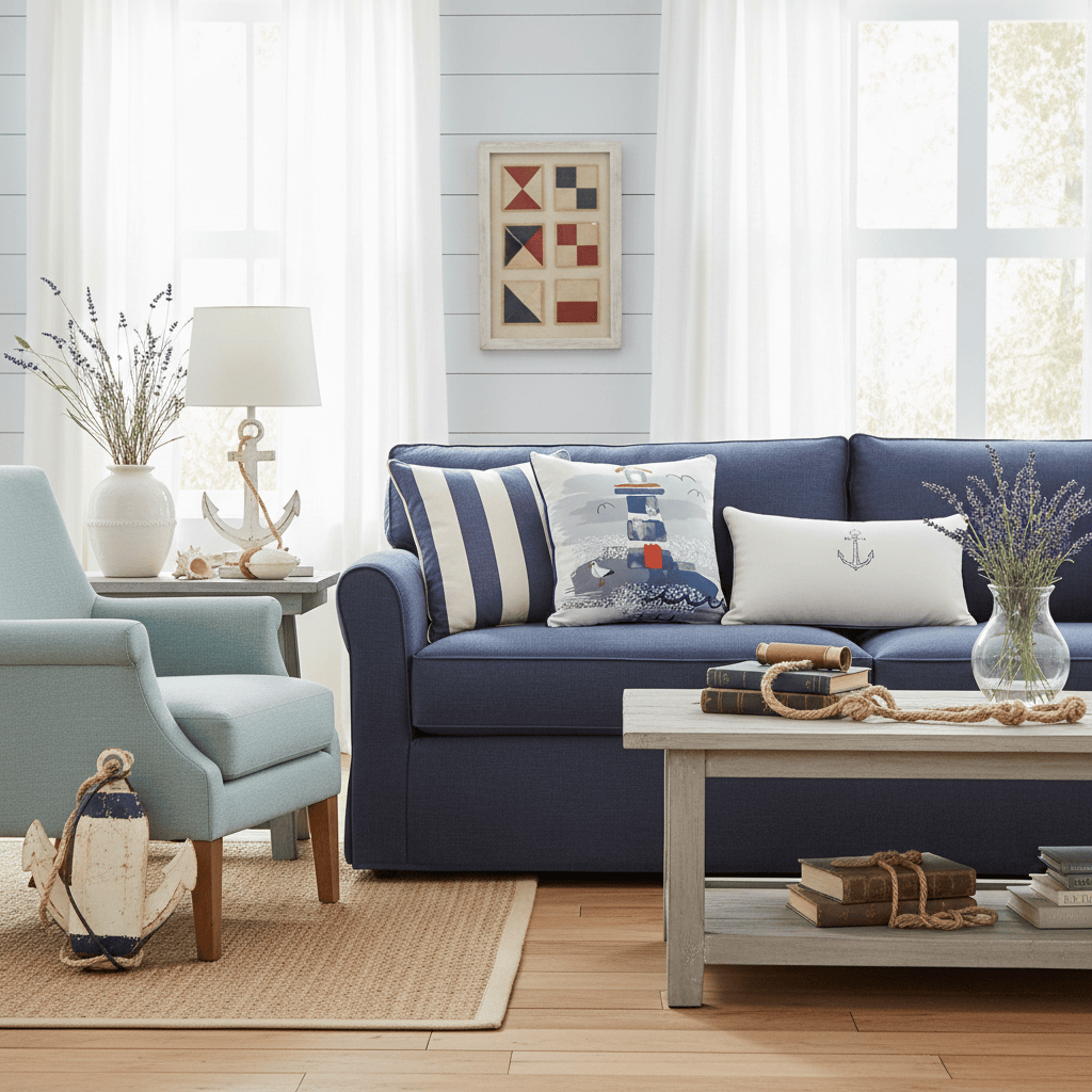 Evans Litchfield (Riva Home) Evans Lichfield Cushion Premium Nautical Cushion 43cm x 43cm in 3 designs by Evans Lichfield