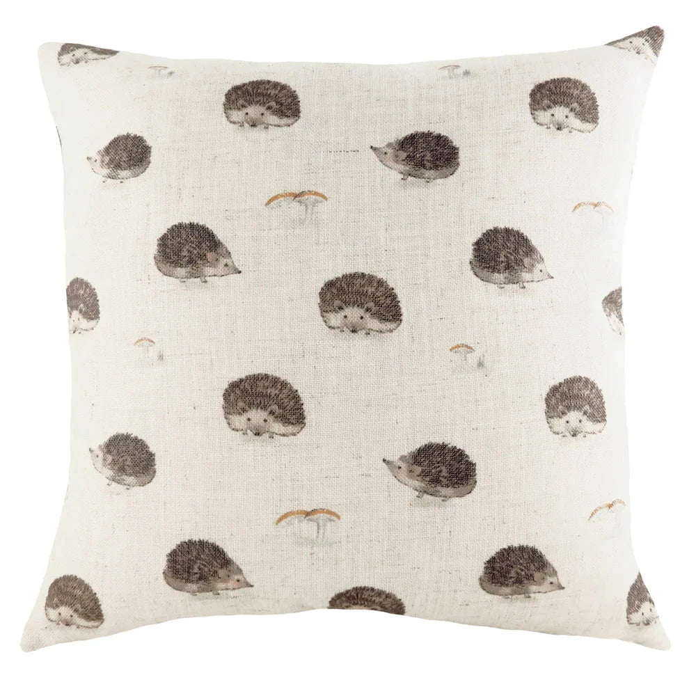 Evans Litchfield (Riva Home) Evans Lichfield Cushion Premium Oakwood Hedgehog Square duck feather filled Cushion