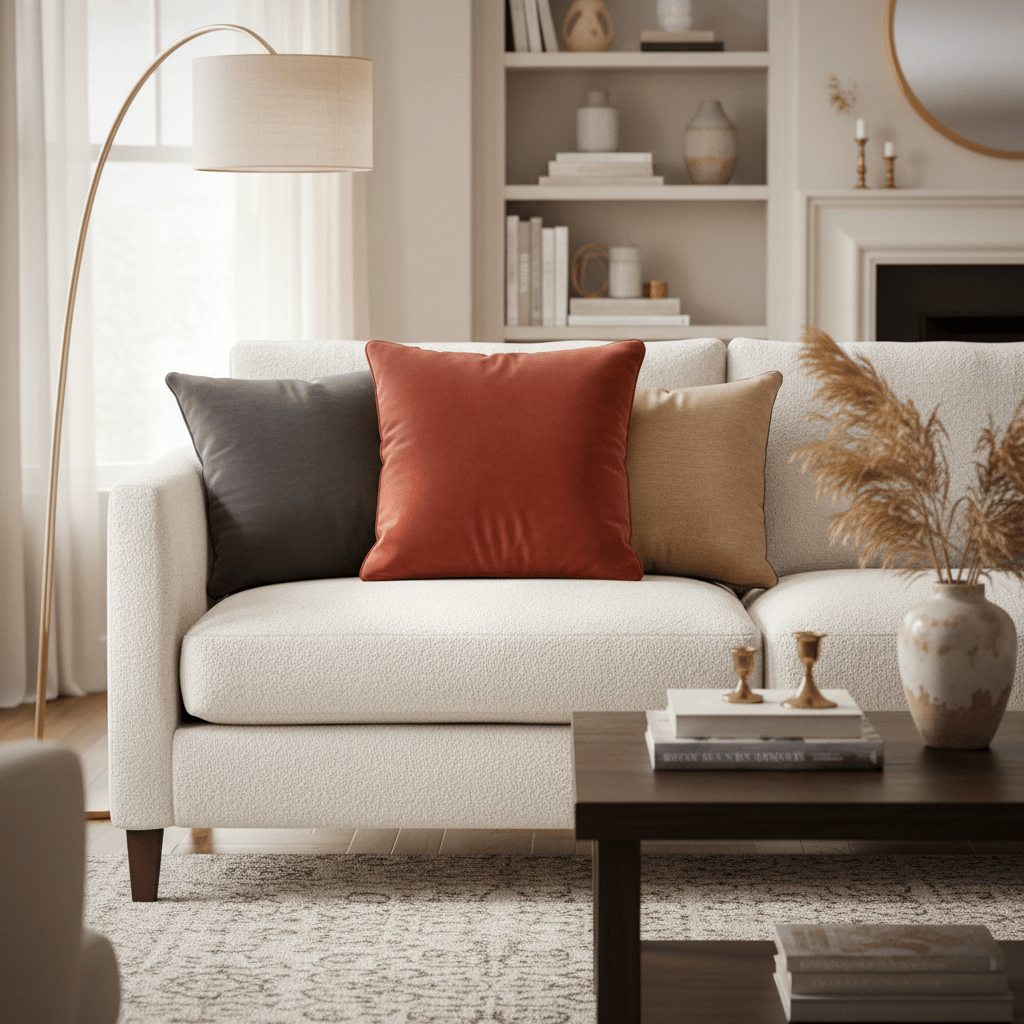 Evans Litchfield (Riva Home) Evans Lichfield Cushion Premium Opulence Soft Velvet feather filled Cushion in Sunset by Evans Litchfield