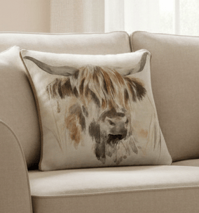 Evans Litchfield (Riva Home) Evans Lichfield Cushion PREMIUM WATERCOLOUR HIGHLAND COW SQUARE FEATHER FILLED CUSHION MULTICOLOUR
by Evans Lichfield