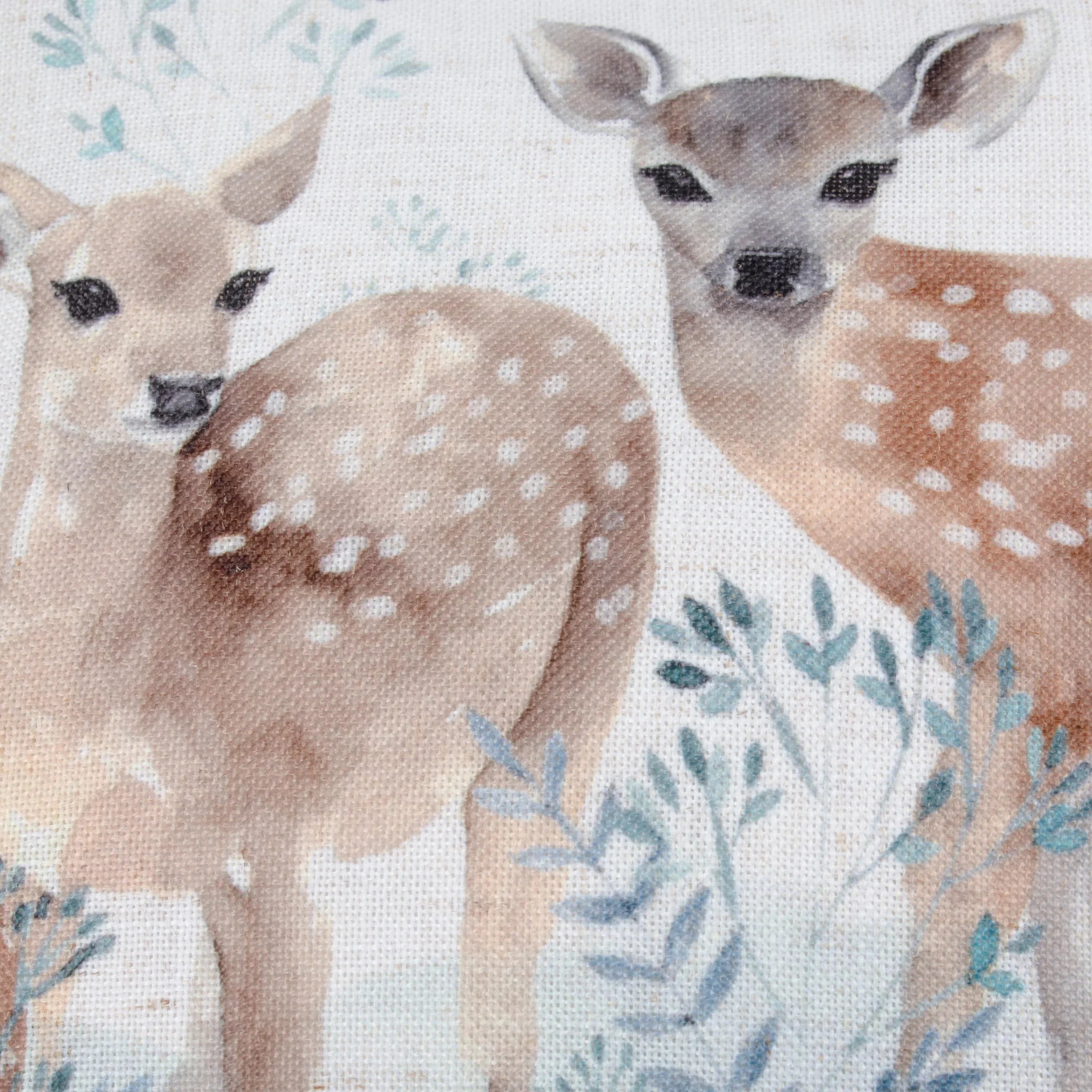 Evans Litchfield (Riva Home) Evans Lichfield Cushion WINTER FAWNS PRINTED CUSHION MULTI by Evans Lichfield