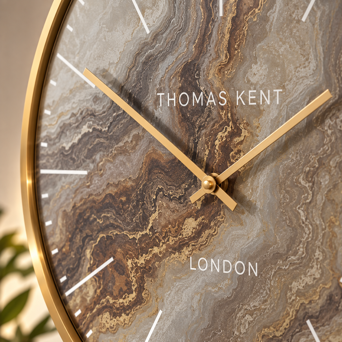 OYSTER LARGE GRAND CLOCK – GLACIER & BRONZE Curated by simply Hazel