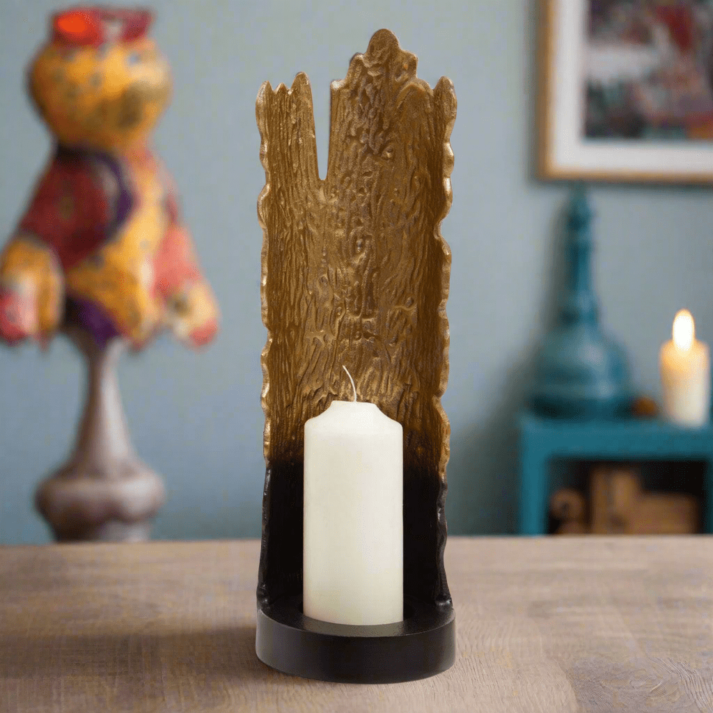 Fifty Five South Interior Design Range Large DEOMALI HANDCRAFTED CANDLE HOLDER