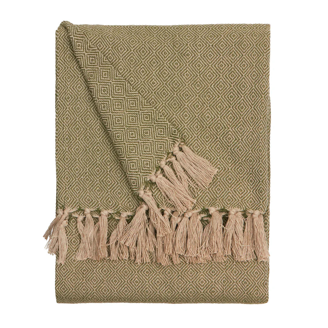 Furn (Riva Home) Bedspread/Throw DESSA WOVEN INDOOR/OUTDOOR THROW by furn