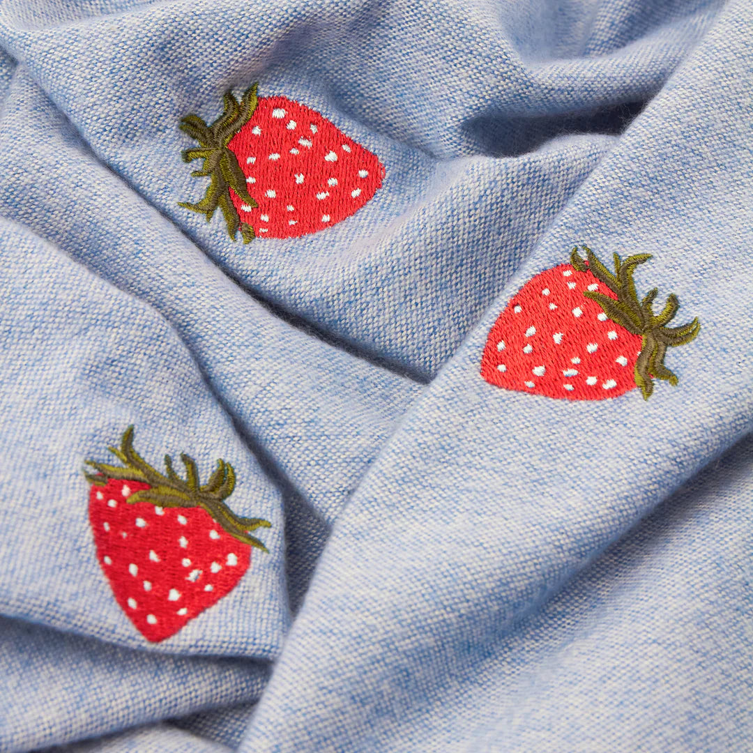 Furn (Riva Home) Bedspread/Throw FRUITS THROW BERRY SWEET BLUE by furn