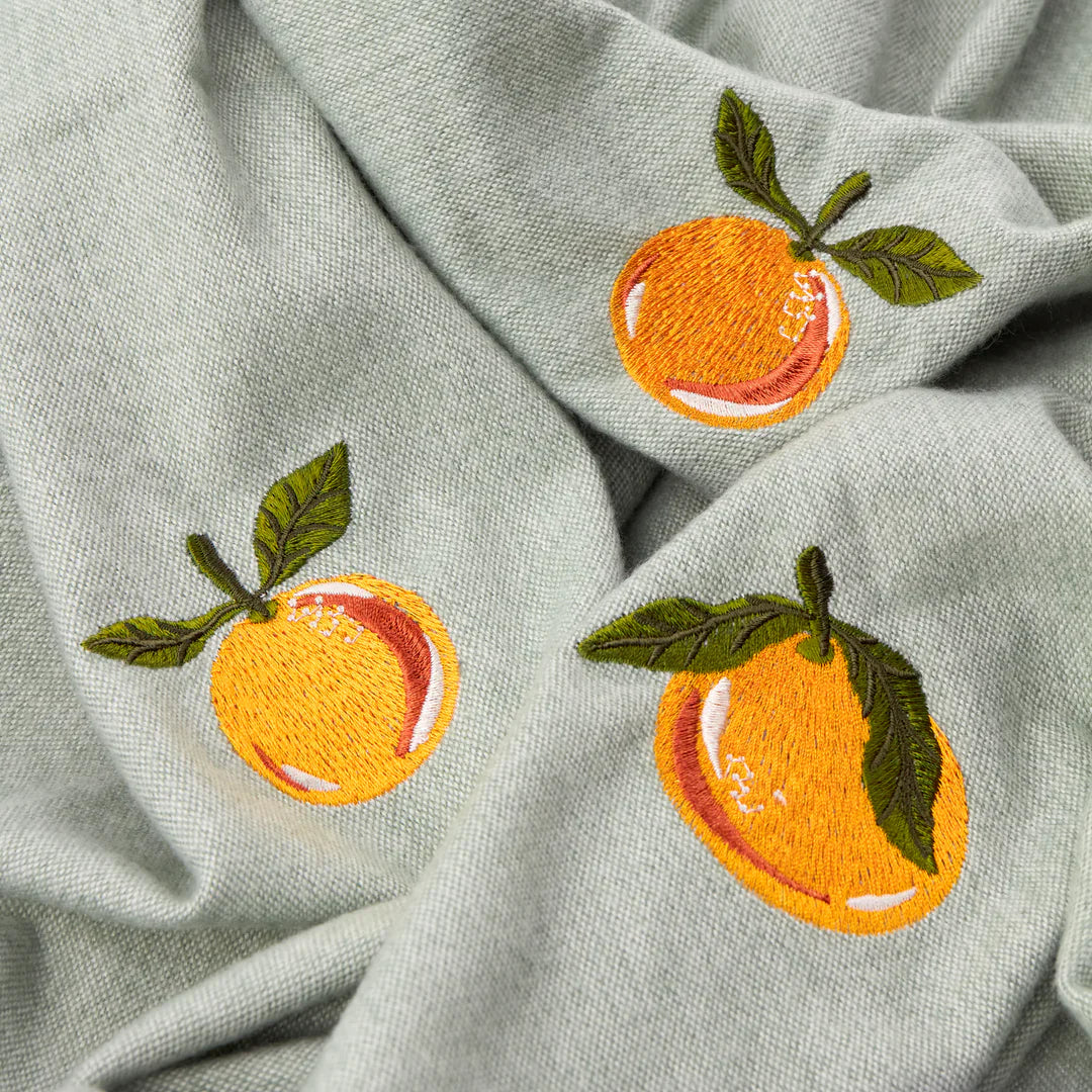 Furn (Riva Home) Bedspread/Throw FRUITS THROW ZESTY ORANGE by furn