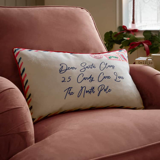 Furn (Riva Home) Christmas Decorations ✉️ Dear Santa Printed Reversible Cushion – Multicolour by Furn