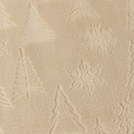 Furn (Riva Home) Christmas Decorations ✨ Festive Time Embossed Fleece Throw – Natural by Furn