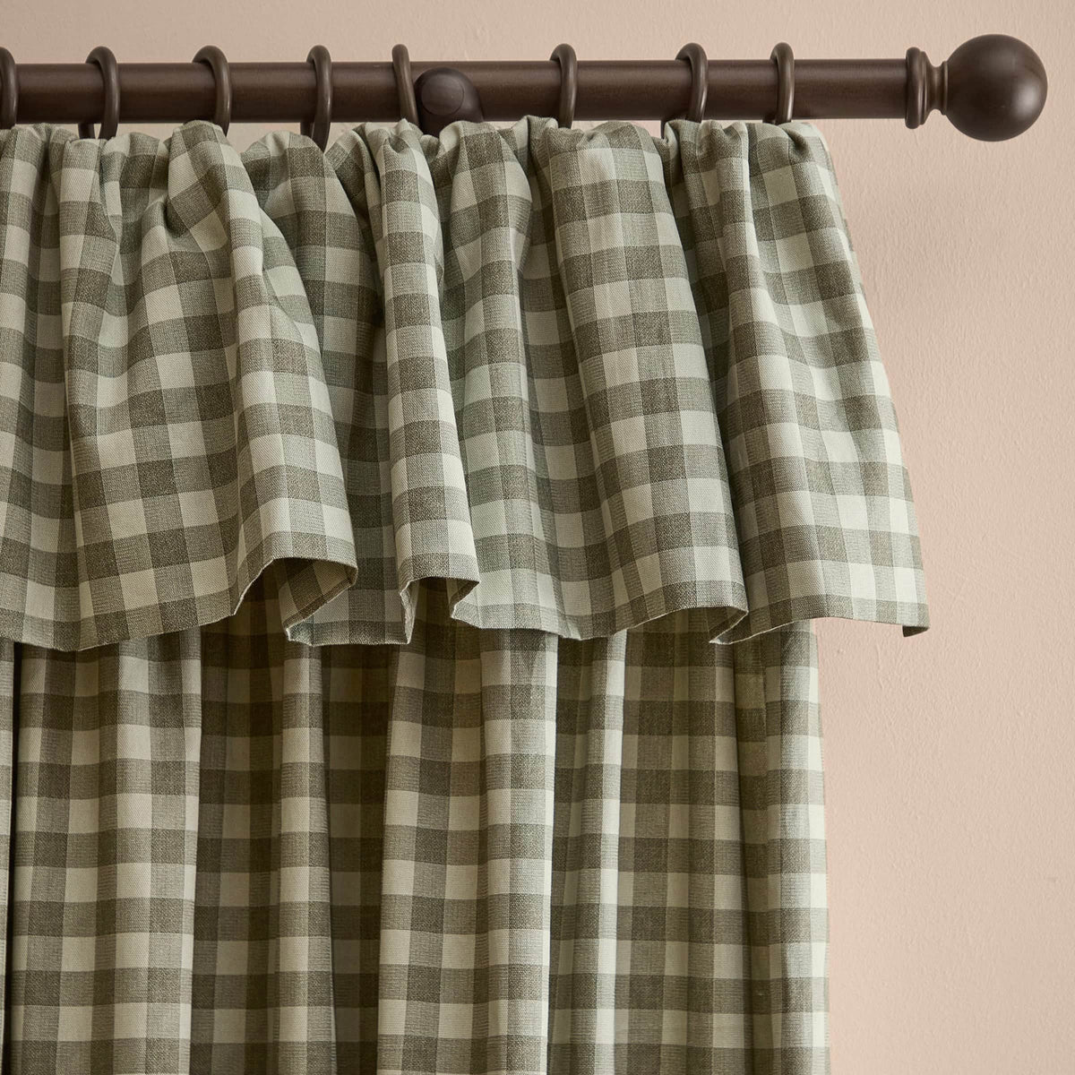 Furn (Riva Home) Curtains HARRIET GINGHAM PRINTED CURTAINS by furn.
