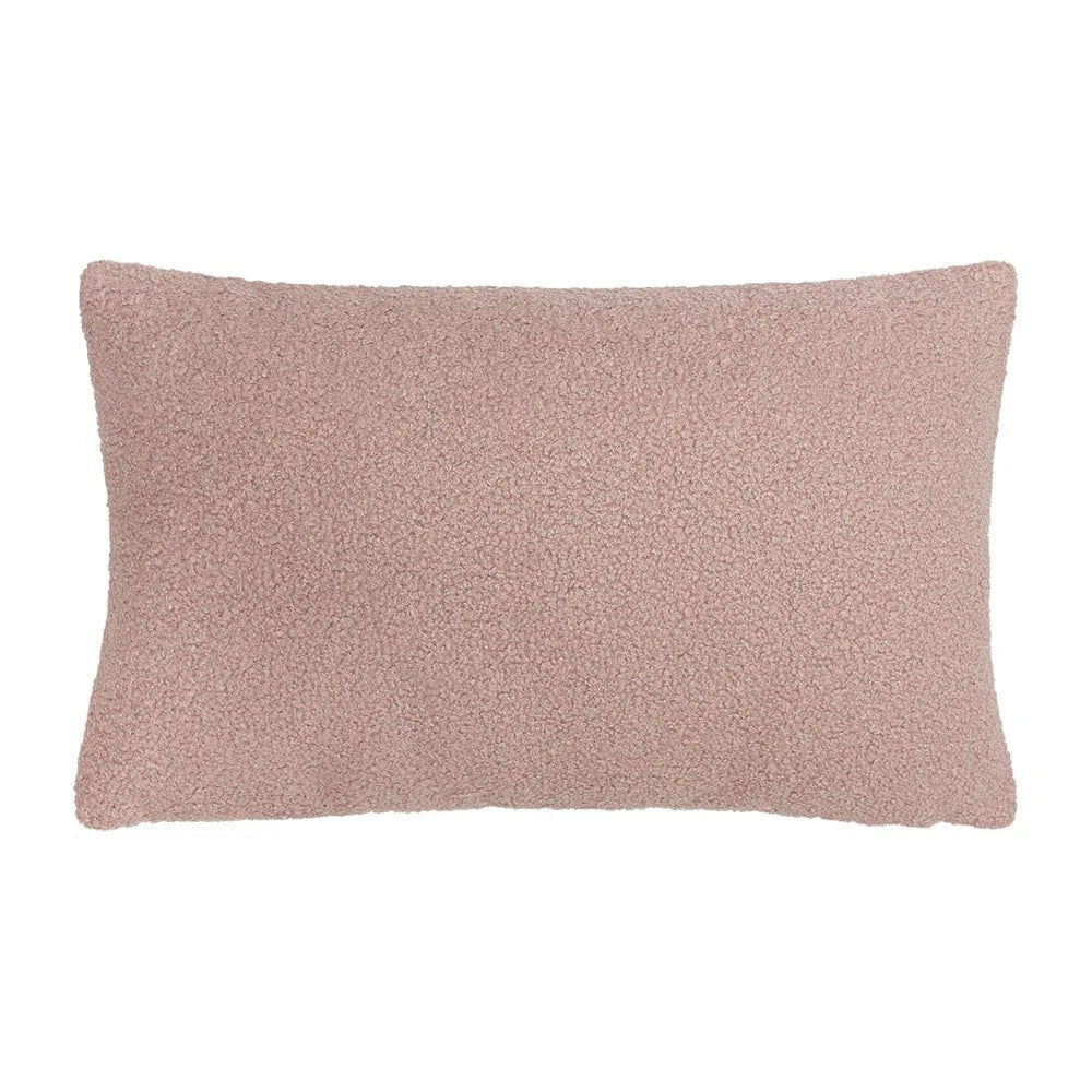 Furn (Riva Home) Cushions Malham Fleece Rectangular Cushion Powder Pink | by Furn