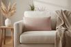 Furn (Riva Home) Cushions Malham Fleece Rectangular Cushion Powder Pink | by Furn