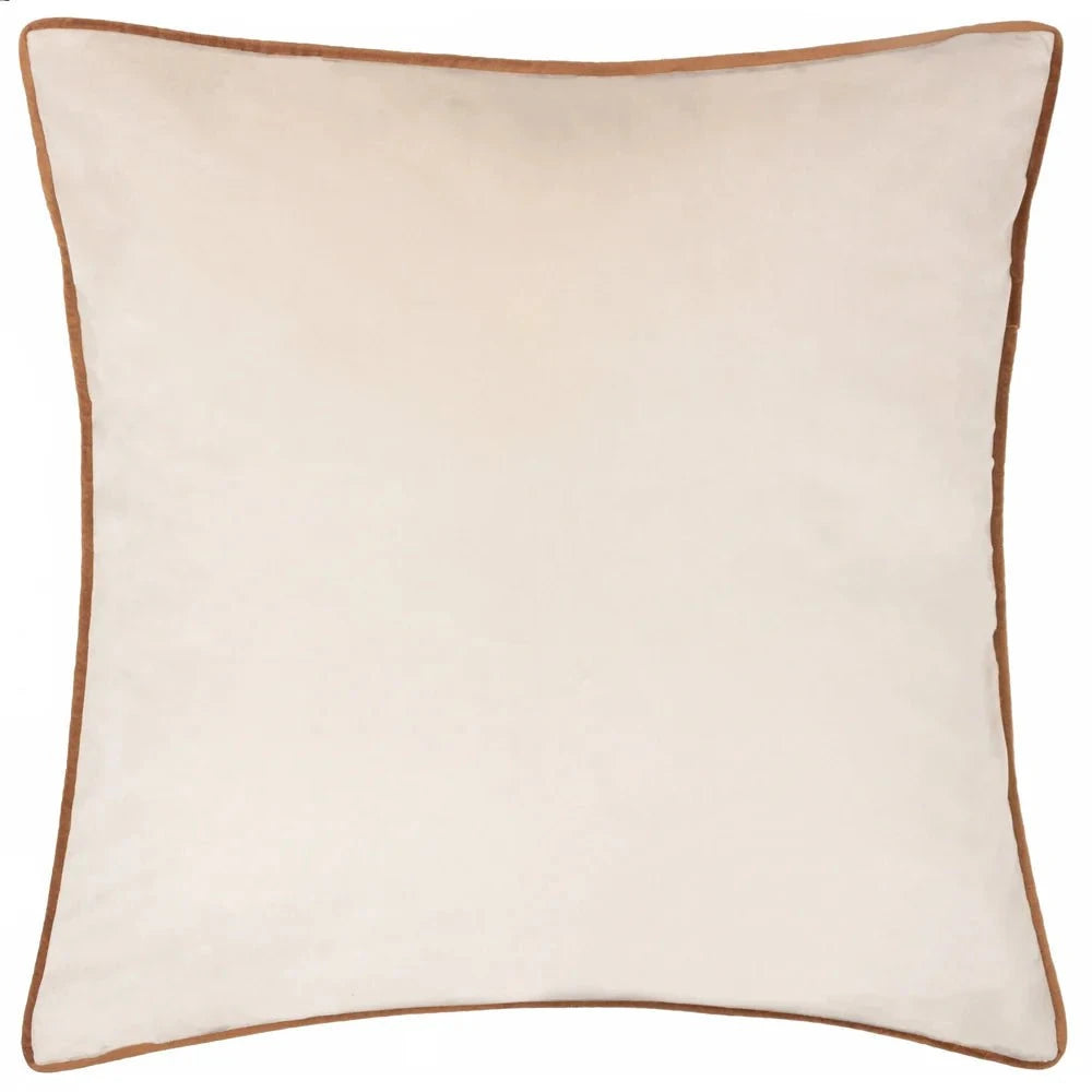 furn (Riva Home) Cushions Meridian Velvet Feather Filled Cushion Ginger/Ecru by Furn
