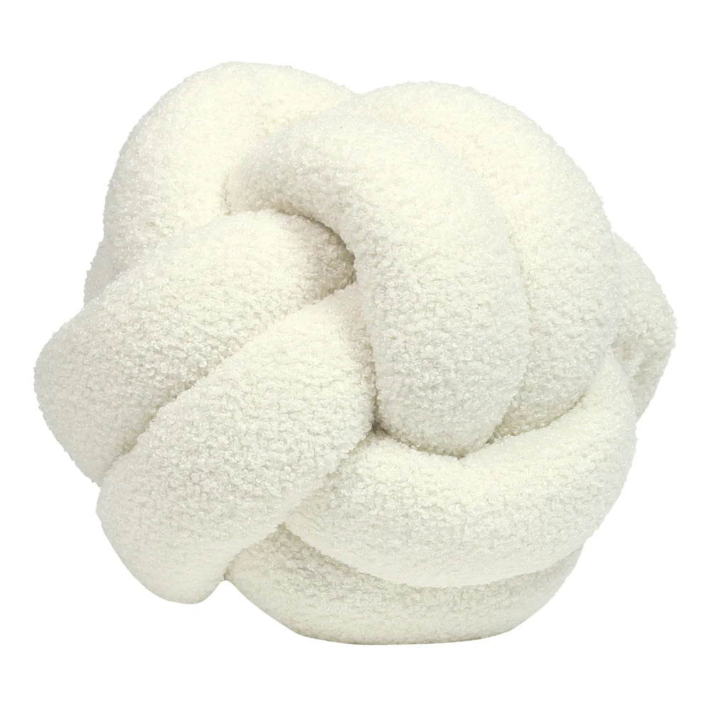 furn (Riva Home) Cushions Natural furn. Boucle Knot Fleece Cushion (available in 6 colours)