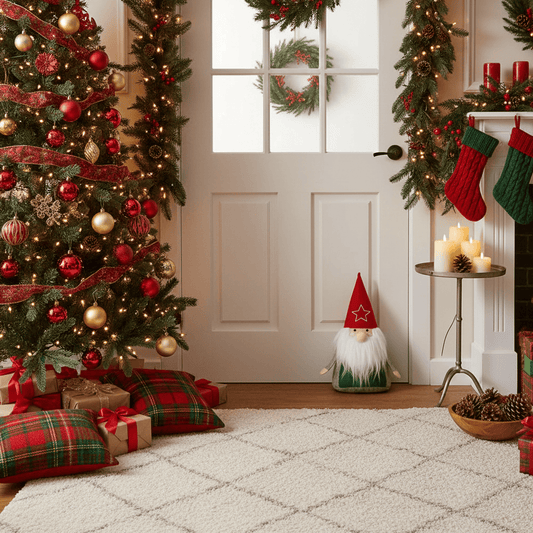 Furn (Riva Home) Door stop 🎅 Scandi Santa Festive Door Stop – Multicolour by Furn