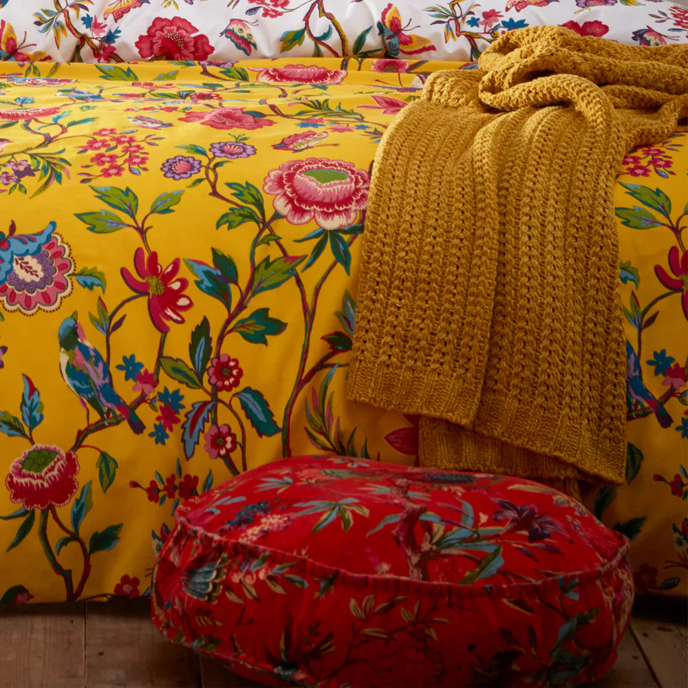 Furn (Riva Home) Duvet Cover set POMELO TROPICAL FLORAL DUVET COVER SET by furn
