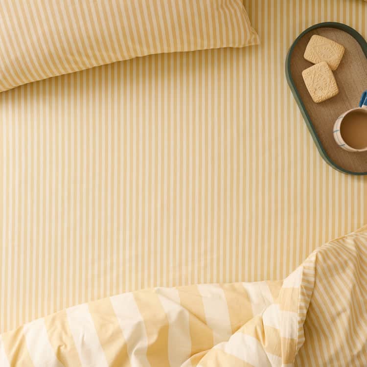 Furn (Riva Home) Fitted Sheet Single / Custard Cream THE ULTIMATE STRIPE FITTED BED SHEET
by furn