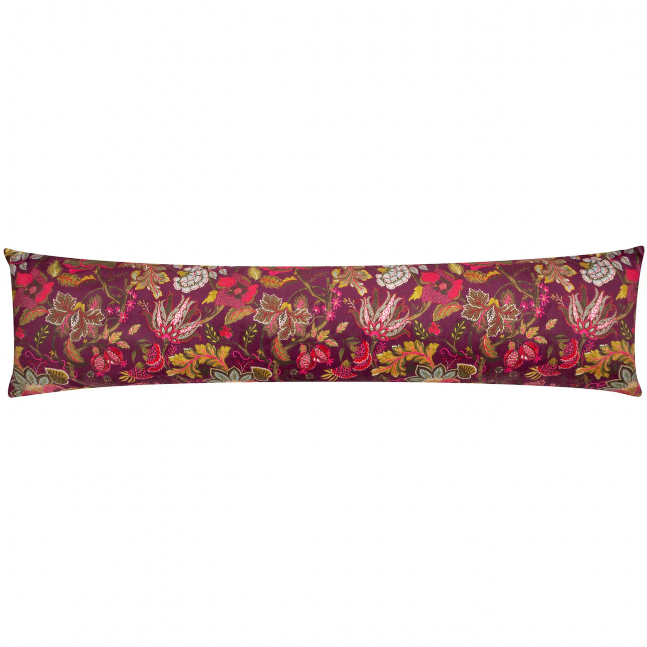 Furn (Riva Home) Interior Design Range VIRANAI EXOTIC FLORAL DRAUGHT EXCLUDER CERISE by Furn