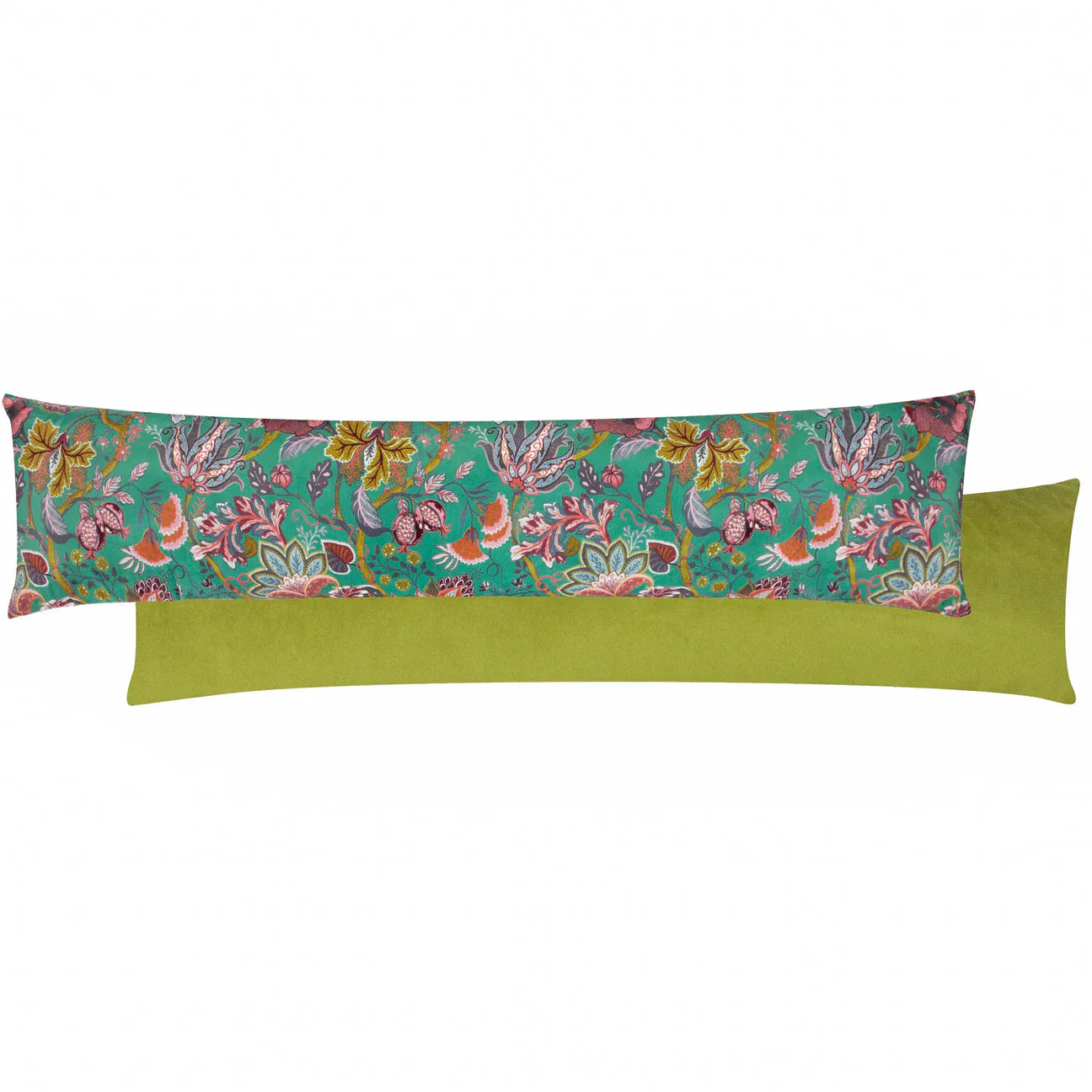 Furn (Riva Home) Interior Design Range VIRANAI EXOTIC FLORAL DRAUGHT EXCLUDER LAKE BLUE by Furn
